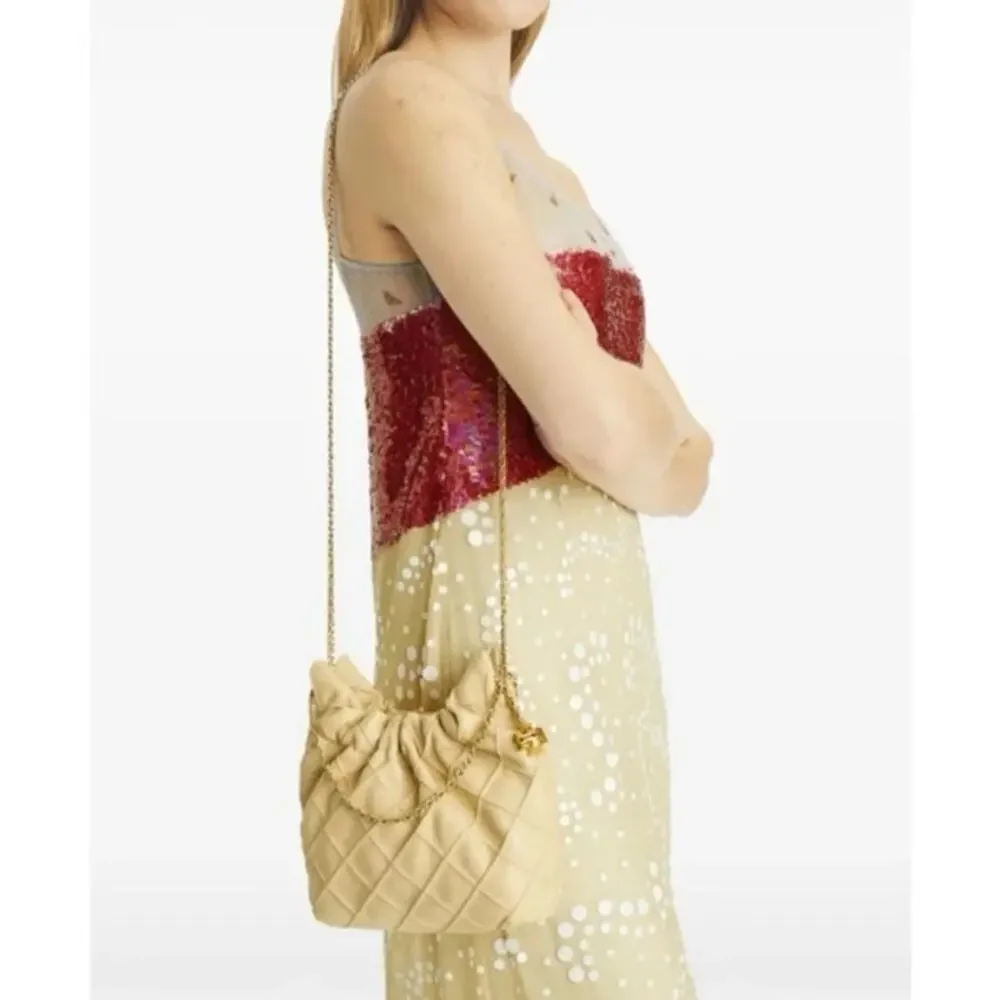 Tory Burch Fleming drawstring bucket Mini bag